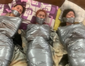 The Cursed Egyptian Amulet Turned Us All Into Barefoot Wrapped Up Duct Tape Mummies!